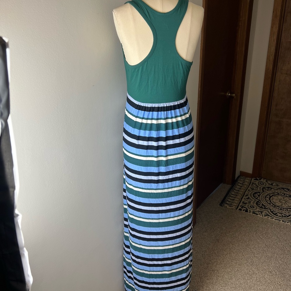 Striped Maxi Dress LOFT Beach